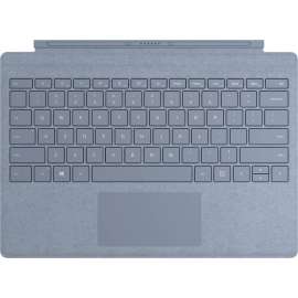 Microsoft Signature Type Cover Keyboard/Cover Case Microsoft Surface Pro (5th Gen), Surface Pro 3, Surface Pro 4, Surface Pro 6, Surface Pro 7 Tablet - Ice Blue - Stain Resistant - Alcantara Body - 0.2" Height x 11.6" Width x 8.5" Depth