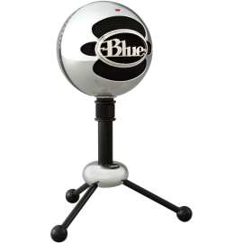 Blue Microphone Blue Snowball Wired Condenser Microphone, 40 Hz to 18 kHz, Cardioid, Omni-directional, Stand Mountable, USB