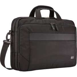 Case Logic NOTIA-116 Carrying Case (Briefcase) for 15.6" Notebook, Black, High Density Foam (HDF), Nylon Body, Shoulder Strap, Handle, 11.4" Height x 3.1" Width x 16.5" Depth