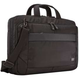 Case Logic NOTIBT-116 Carrying Case (Briefcase) for 15.6" Notebook - Black - Impact Resistant - Nylon Body - Checkpoint Friendly - Shoulder Strap, Handle - 12.6" Height x 3.2" Width x 16.5" Depth - 1 Carton