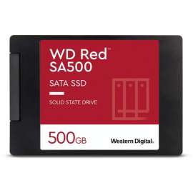 Wd Western Digital Red WDS500G1R0A 500 GB Solid State Drive, 2.5" Internal, SATA (SATA/600), 350 TB TBW, 560 MB/s Maximum Read Transfer Rate