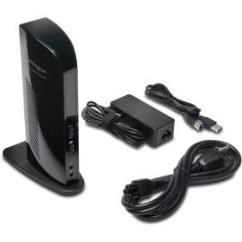 Kensington SD4100v Docking Station, for Notebook/Tablet/Monitor, USB 3.1 Type A, 6 x USB Ports, Network (RJ-45)