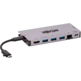 Tripp Lite USB C Docking Station USB Hub 4k HDMI Gbe SD Card Reader PD Charging USB Type C, for Notebook/Tablet/Smartphone, 100 W, USB Type C, 3 x USB 3.0