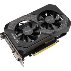 Asus TUF NVIDIA GeForce GTX 1660 SUPER Graphic Card, 6 GB GDDR6, 1.53 GHz Core, 1.85 GHz Boost Clock, 192 bit Bus Width