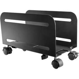 Tripp Lite Mobile CPU Caddy for Computer Towers, Width Adjustable, Locking Casters, Black, 22.05 lb Capacity, 4 Casters, Steel