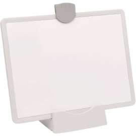 Tripp Lite Magnetic Dry-Erase Whiteboard with Stand & 3 Markers White Frame - 11.5" (1 ft) Width x 8.5" (0.7 ft) Height - White Surface - White, Gray Frame - Rectangle - Horizontal/Vertical - Desktop, Mount