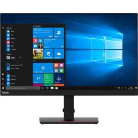 Lenovo ThinkVision T27h-20 27" WQHD WLED LCD Monitor, 16:9, Raven Black, 27" Class, In-plane Switching (IPS) Technology