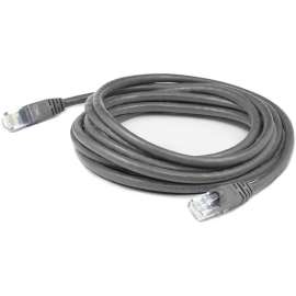 AddOn 3ft RJ-45 (Male) to RJ-45 (Male) Straight Gray Cat6 UTP PVC Copper Patch Cable - 2.99 ft Category 6 Network Cable for Network Device - First End: 1 x RJ-45 Network - Male - Second End: 1 x RJ-45 Network - Male - Patch Cable - 24 AWG - Gray - 1