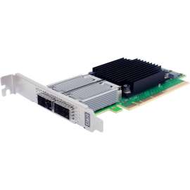 Atto Technology ATTO 100Gigabit Ethernet Card, PCI Express 3.0 x16, 2 Port(s), Optical Fiber, 100GBase-X, 50GBase-X, 40GBase-X, 25GBase-X, 10GBase-X