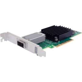 Atto Technology ATTO 50Gigabit Ethernet Card, PCI Express 3.0 x16, 1 Port(s), Optical Fiber, 50GBase-X, 40GBase-X, 25GBase-X, 10GBase-X