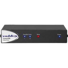 Vaddio EasyUSB Mixer & Amplifier with USB Camera Input Port - Black - 20 Hz to 20 kHz - 40 W - Ethernet - USB