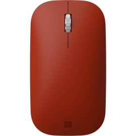 Microsoft Surface Mobile Mouse - BlueTrack - Wireless - Bluetooth - 2.40 GHz - Poppy Red - Scroll Wheel - 4 Button(s)