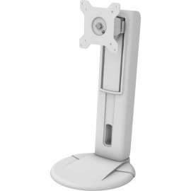 Amer Mounts Single Flat Panel Monitor Stand With VESA Mounting Support, Up to 27" Screen Support, 17.64 lb Load Capacity, 17.7" Height x 8.7" Width x 9.7" Depth, Aluminum, Plastic, Steel