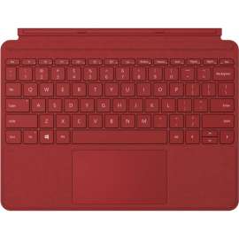 Microsoft Type Cover Keyboard/Cover Case Microsoft Surface Go 2, Surface Go Tablet - Poppy Red - Stain Resistant - Alcantara Body - 7.5" Height x 9.8" Width x 0.2" Depth