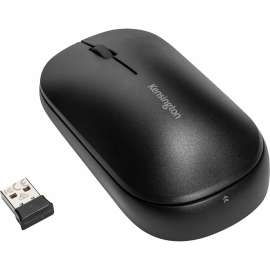 Kensington SureTrack Dual Wireless Mouse, Optical, Wireless, Bluetooth/Radio Frequency, 2.40 GHz