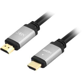 SIIG 4K High Speed HDMI Cable, 16ft, 16 ft HDMI A/V Cable for Audio/Video Device, Gaming Console, Projector, Notebook, Blu-ray Player, HDTV, Monitor, First End: 1 x 19-pin HDMI 2.0 Type A Digital Audio/Video, Male