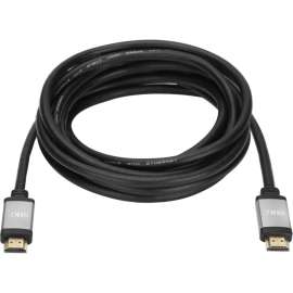 SIIG 4K High Speed HDMI Cable, 12ft, 12 ft HDMI A/V Cable for Audio/Video Device, Notebook, Blu-ray Player, Gaming Console, HDTV, Monitor, Projector, First End: 1 x 19-pin HDMI 2.0 Type A Digital Audio/Video, Male