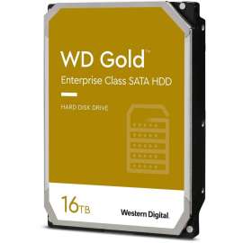 Wd Western Digital Gold WD161KRYZ 16 TB Hard Drive, 3.5" Internal, SATA (SATA/600), Server, Storage System Device Supported, 7200rpm