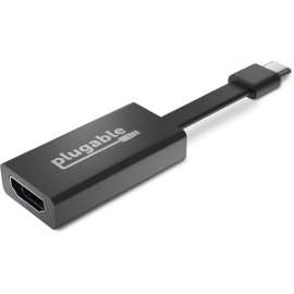 Plugable USB C to HDMI Adapter 4K 30Hz, Thunderbolt 3 to HDMI Adapter, Compatible with MacBook Pro, Windows, Chromebooks, 2018+ iPad Pro, Dell XPS, Thunderbolt 3 Ports