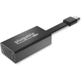Plugable USB C to VGA Adapter, Thunderbolt 3 to VGA Adapter, Compatible with MacBook Pro, Windows, Chromebooks, 2018 iPad Pro, Dell XPS, and More (Supports Resolutions up to 1920x1200 @ 60Hz)