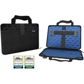 Max Cases MAXCases Explorer 4 Carrying Case (Briefcase) for 14" Chromebook, Notebook - Black - Weather Resistant, Drop Resistant, Scratch Resistant, Dirt Resistant, Anti-scratch, Shock Absorbing, Water Proof Exterior, Slip Resistant, Water Resistant