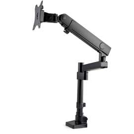 StarTech.com Desk Mount Monitor Arm with 2x USB 3.0 ports, Full Motion Monitor Mount up to 34" (17.6lb/8kg) VESA Display, C-Clamp/Grommet, VESA 75x75/100x100mm pole mount heavy duty single monitor arm for large 32in (16:9) or 34in (21:9/ultrawide) display