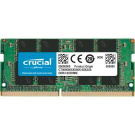 Micron Crucial 16GB DDR4 SDRAM Memory Module, For Notebook, 16 GB (1 x 16GB), DDR4-3200/PC4-25600 DDR4 SDRAM, 3200 MHz