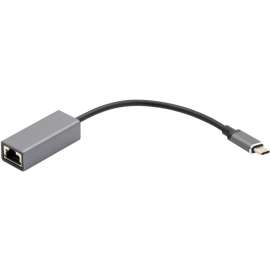 VisionTek USB-C to Ethernet 1 Gbps Adapter (M/F), USB Type C Male to Ethernet 1Gbps Female Adapter for Windows and Mac systems