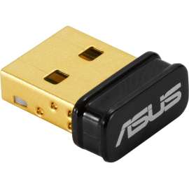 Asus USB-BT500 Bluetooth 5.0 Bluetooth Adapter for Desktop Computer/Printer/Smartphone/Keyboard/Headset/Speaker, USB 2.0 Type A, 3 Mbit/s, 2.40 GHz ISM, 32.8 ft Indoor Range