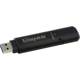 Kingston DT4000G2 ENCRYPTED USB FLASH, 128 GB, USB 3.0, 250 MB/s Read Speed, 85 MB/s Write Speed
