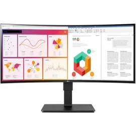 Lg Electronics LG Ultrawide 34BN77C-B 34" WQHD Curved Screen Gaming LCD Monitor, 21:9, Textured Black, Glossy Black, TAA Compliant, 34" Class