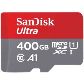 SanDisk Ultra 400 GB UHS-I microSDXC, 120 MB/s Read, 10 Year Warranty