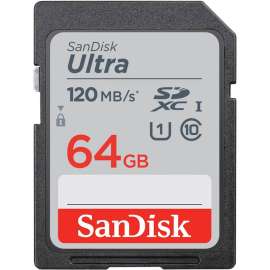 SanDisk Ultra 64 GB UHS-I SDXC, 10 Year Warranty