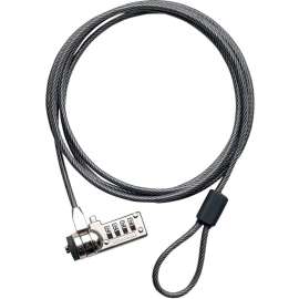 Targus Defcon Serialized Cable Lock, Galvanized Steel, 6.5ft