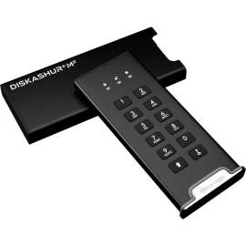 iStorage diskAshur M2 1 TB Portable Rugged Solid State Drive, M.2 2280 External, TAA Compliant, Thin Client Device Supported, USB 3.2 (Gen 1)