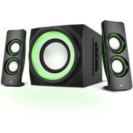 Cyber Acoustics CA-SP34BT 2.1 Bluetooth Speaker System, Black