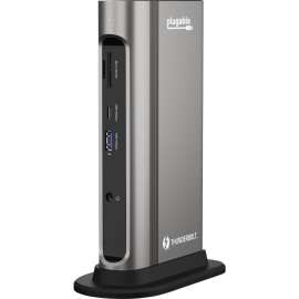 Plugable 14-in-1 USB-C and Thunderbolt 3 Dock, Compatible with Mac and Windows, 96W Laptop Charging, 2x HDMI 2.0 and DisplayPort, 7x USB ports, Ethernet, Audio, SD/MicroSD