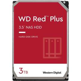 Wd - Imsourcing WD-IMSourcing Red Plus WD30EFRX 3 TB Hard Drive - 3.5" Internal - SATA (SATA/600) - Storage System Device Supported - 5400rpm - 180 TB TBW