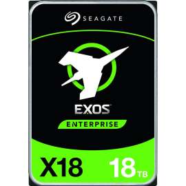 Seagate Exos X18 ST18000NM001J-20PK 18 TB Hard Drive - Internal - SATA (SATA/600) - Video Surveillance System, Storage System Device Supported - 7200rpm - 20 Pack