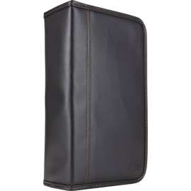 Case Logic 100 Capacity CD Wallet, Wallet, Faux Leather, Koskin, Black, 100 CD/DVD