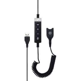 EPOS Adapter with Call Control, USB to ED USB-ED CC 01 MS - Easy Disconnect/USB Audio/Data Transfer Cable for Audio Device, Headset - First End: 1 x Easy Disconnect - Second End: 1 x USB Type A - Male