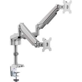 Tripp Lite Dual-Display Flex-Arm Mount for 13" to 34" Monitors, Clamp or Grommet, USB, Audio Ports, Adjustable Height, 2 Display(s) Supported, 32" Screen Support