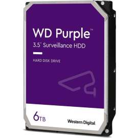 Wd, Imsourcing WD-IMSourcing Purple WD60PURZ 6 TB Hard Drive, 3.5" Internal, SATA (SATA/600), Network Video Recorder Device Supported