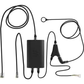 EPOS , SENNHEISER Electronic Hook Switch Cable, 3.20 ft RJ-45/RJ-9 Phone Cable for Wireless Headset, IP Phone, Phone, Electronic Hook Switch, First End: 1 x RJ-45 Network, Male
