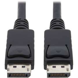 Tripp Lite Safe-IT DisplayPort Cable Antibacterial Latching Connectors 6ft - 6 ft DisplayPort A/V Cable for Audio/Video Device, Blu-ray Player, Gaming Console, Notebook, Tablet, Monitor, Projector, Audio/Video Box, PC, Satellite TV, Receiver, ...
