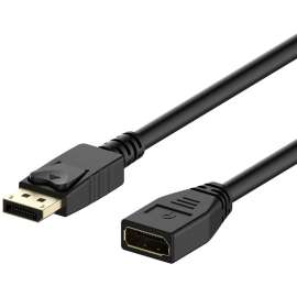 4XEM DisplayPort 15 ft Extension Cable, 15 ft DisplayPort A/V Cable for Audio/Video Device, Desktop Computer, Home Theater System, First End: 1 x 20-pin DisplayPort 1.1 Digital Audio/Video, Male, Second End: 1 x 20-pin DisplayPort 1.1 Digital Audio/Video