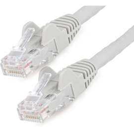 6in (15cm) CAT6 Ethernet Cable, LSZH (Low Smoke Zero Halogen) 10 GbE Snagless 100W PoE UTP RJ45 Gray Network Patch Cord, ETL - 6in/15.2cm Gray LSZH CAT6 Ethernet Cable - 10GbE Multi Gigabit 1/2.5/5Gbps/10Gbps to 55m - 100W PoE++ - ANSI/