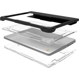 Max Cases MAXCases Extreme Shell-L For Acer C933 Chromebook 14" (Black), For Acer Chromebook, Textured, Black, Clear, Impact Absorbing, Impact Resistant, Scratch Resistant, Damage Resistant, Anti-slip, Shock Absorbing, Drop Resistant