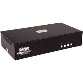 Tripp Lite Secure KVM Switch 4-Port Dual-Monitor HDMI 4K30Hz NIAP PP3.0 TAA, 4 Computer(s), 1 Local User(s), 3840 x 2160, 6 x USB