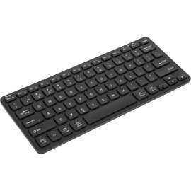 Targus Compact Multi-Device Bluetooth Antimicrobial Keyboard, Wireless Connectivity, Bluetooth, Tablet, Smartphone, Notebook, PC, Mac